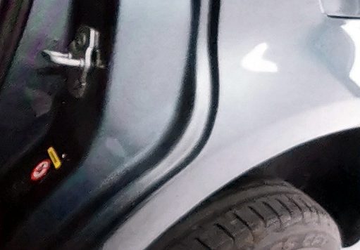 Dieselbe Stelle nach der Reparatur